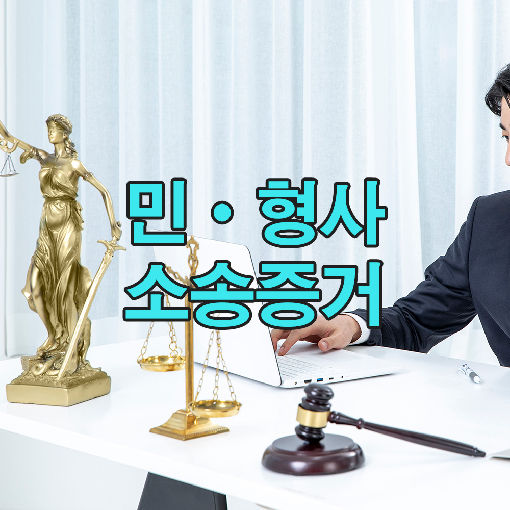 합법적인 절차를 준수하여, 분쟁 해결에 필요한 주요 증거를 준비합니다.